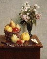 Still Life with Flowers and Fruit 1866 Henri Fantin Latour
